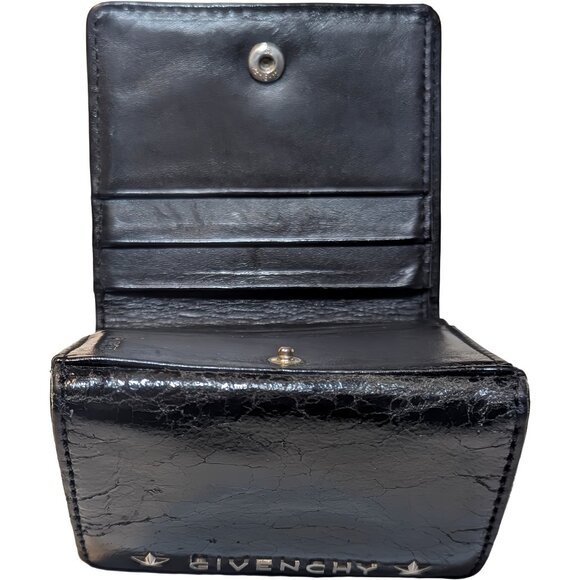 Givenchy Black Logo Star Tri-fold Wallet - Picture 5 of 7